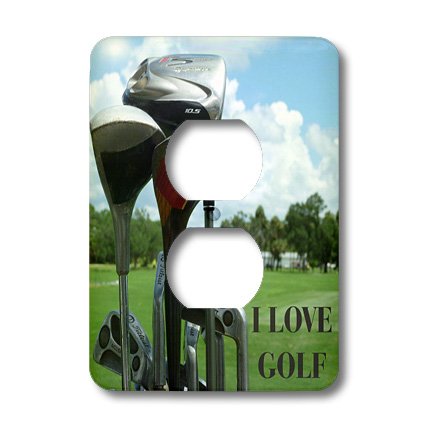 Cache prise de courant avec loisir Golf plaque murale decorative chambre - 3