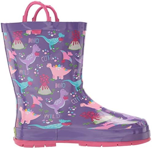 Western Chief Kids Girl's Dina Rain Boots (Toddler/Little Kid/Big Kid) Purple 3 Little Kid M | Image 5