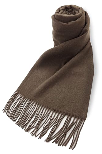 楽天売れ筋ウール混ストール ブラウン
