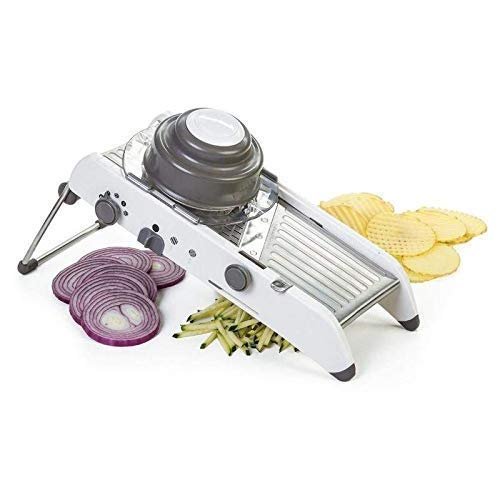 EKANTIK Multifunctional Manual Mandoline Slicer Vegetable Fruits Onion