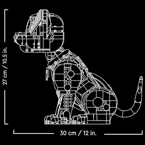LEGO ǀ Disney Welpe aus 101 Dalmatiner - Individuell gestalltbares Bauset für Erwachsene - Verwandelbar in 6 süße Hunde mit drehbarem Kopf und Schwanz - DIY Deko - Geschenkidee für Fans - 43269
