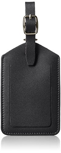 ネームタッグ本革大 ブラック