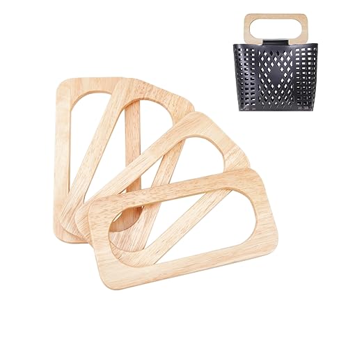 WADORN 4pcs Wooden Purse Bag Handles