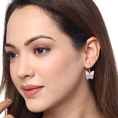 Image of Yellow Chimes Fashion Women Combo Earrings Set | 2 Pairs Korean Style White Earrings