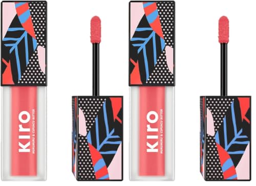 Image of Kiro Hydra Bomb Plumping Lip Gloss - Peach Crush, 5g | Nourishing, Moisture-Locking Formula | Infused with Murumuru, Mango, Cupuacu, Cocoa & Shea Butters | Glossy Shine & Hydration (Pack of 2)