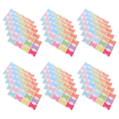 Pestañas de índice adhesivas POPETPOP de papel grueso con 30 marcadores de página reutilizables