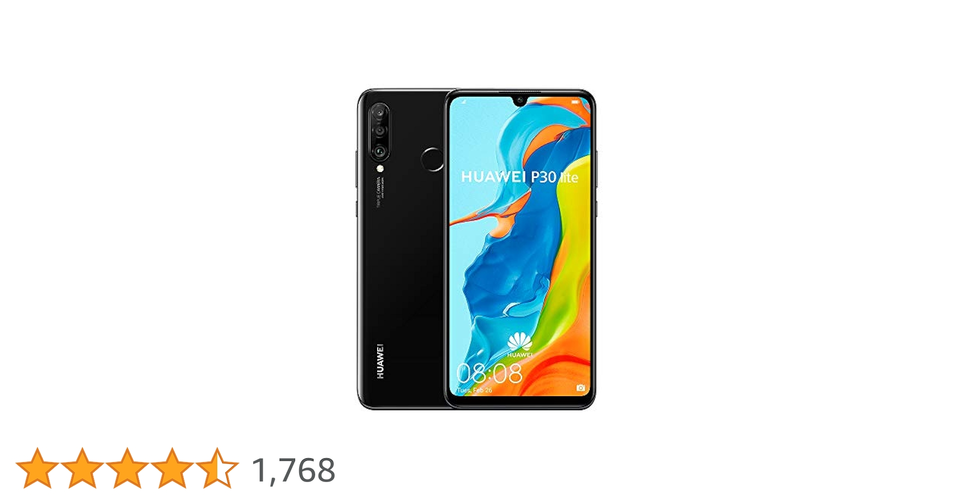 Amazon.co.jp: Huawei P30 Lite (128GB, 4GB RAM) 6.15