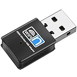 Unterstützt alle WLAN-Router und AP-Modus – dieser AC300-USB-WLAN-Adapter kann verwendet werden, um Ihren PC, Laptop oder Mac zu aktualisieren, mit dem neuesten AC-WLAN-Router für schnellere Geschwindigkeit und erweiterte Reichweite. Mit weichem AP-Modus kann es auch eine kabelgebundene Internetverbindung in einen WLAN-Hotspot verwandeln, was ein WLAN-Signal für Ihre mobilen Geräte liefert. Außerdem macht das integrierte Antennen-Design das WLAN-Signal stabiler und viel stärker.