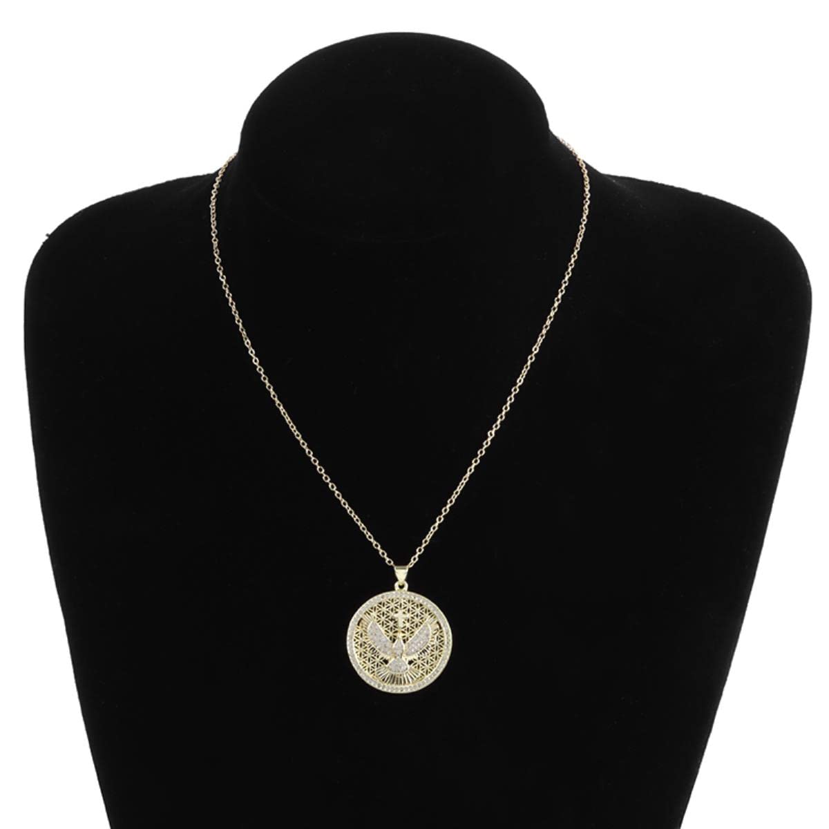 Gothic Halskette Mit Kristall-Anhänger - Samt-Choker Für Damen & Herren