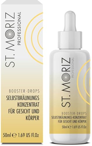 ST. MORIZ Professional Clear Face Tanning Drops - Anwendung in Kombination mit der gewohnten Feuchtigkeitspflege, um die Bräune aufzubauen - dermatologisch getestet, ohne Tierversuche – 50ml ST. MORIZ Professional Clear Face Tanning Drops - Anwendung in Kombination mit der gewohnten Feuchtigkeitspflege, um die Bräune aufzubauen - dermatologisch getestet, ohne Tierversuche – 50ml