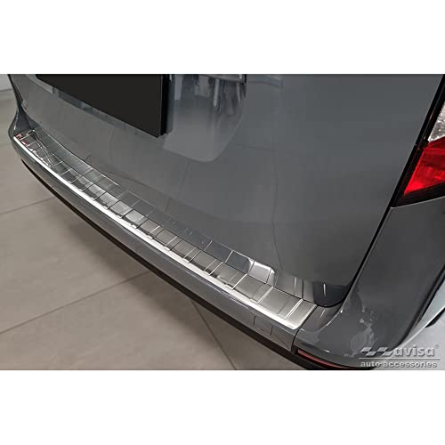 Protection de seuil arrière INOX évite les rayures Citan
