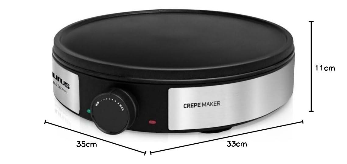 Taurus S164 Crepera, 1200 W, aluminium, czarny