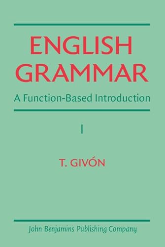 English Grammar: A function-based introduction.... 9027221154 Book Cover