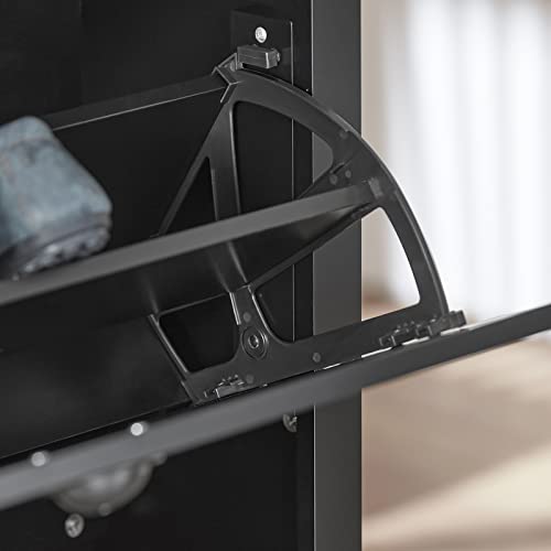 Sobuy Scarpiera 2 Ante 4 Ripiani, Marrone - 8