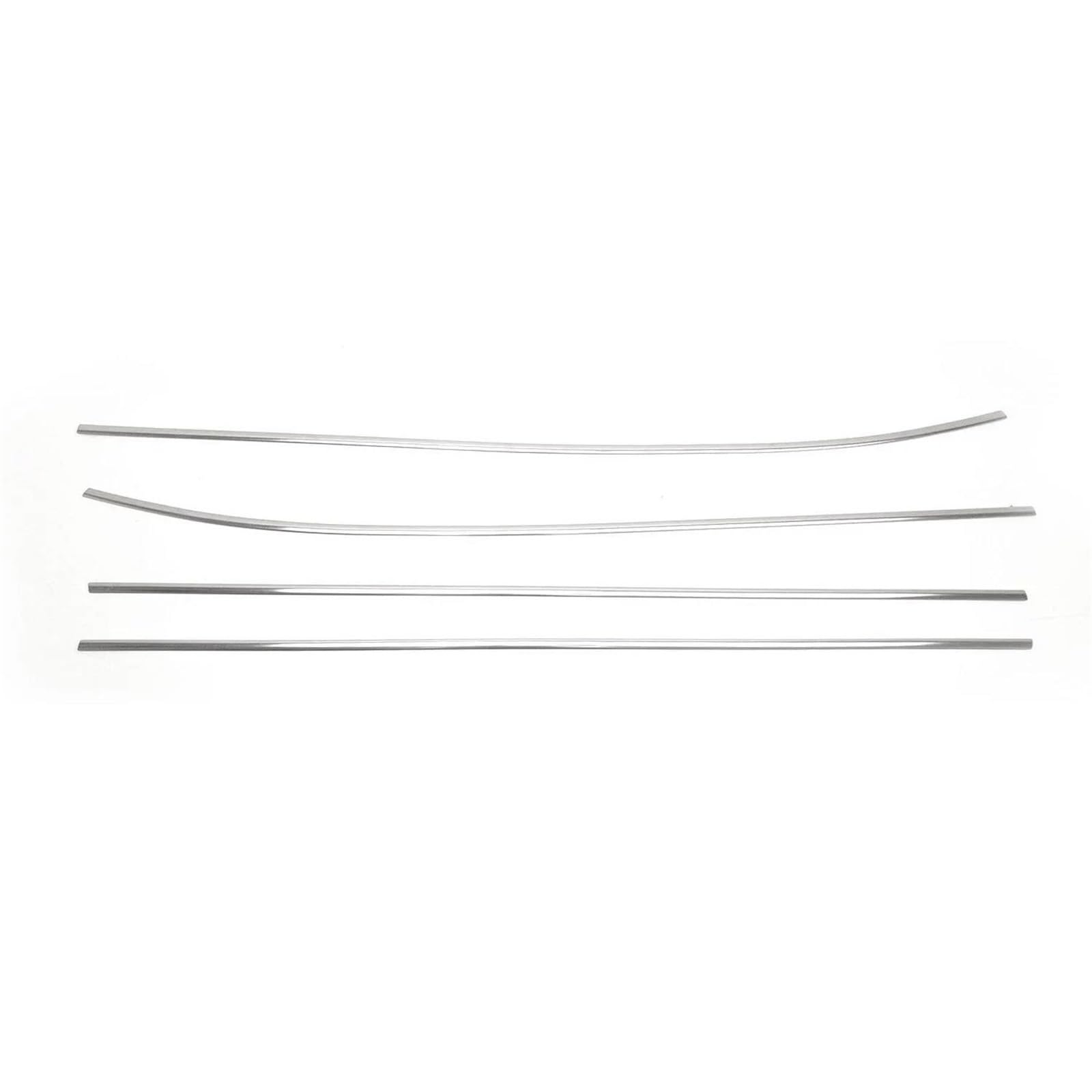Zysm Chrome Side Trim Car Window Sealing Strip For Hyundai For Tucson Ix35 2010-2015 82210-2S000 Glass Weatherstrip Door Outer Pressure Seal Belts Outer Buffer(Chrome)