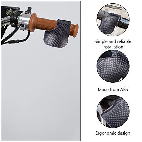 4 Pcs Cartão Do Acelerador Da Motocicleta Controle De Cruzeiro Aderência Da Motocicleta Apertos De C