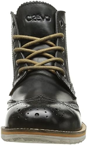 Crevo Men's Boardwalk Wing Tip Boot, Black Leather, 10 M US | Image 1