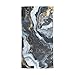 Amooorous Abstract Black Marble Long hijab fashion silk head scarf for women sleeping for neck chal para mujer