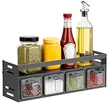 Kitchen Spice Rack, Kitchen Organizer and Storage Rack with 4 Spoons, Spice Organization for Cabinets...
