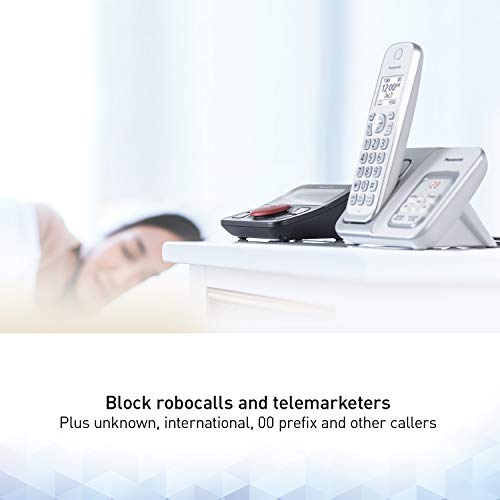Panasonic-Call-Blocker-for-Landline-Phones-One-Touch-Call-Block-and-16-000-Number-Block-Bilingual-Talking-Caller-ID-KX-TGA710-Black-KX-TGA710B