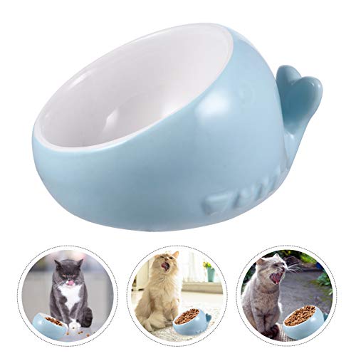 ULTECHNOVO Vasilhas de Cerâmica Levantadas para Gatos Vasilhas Inclinadas para Alimentos Ou Água Vas