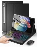 Case Keyboard for Samsung Tab S10+/S9 FE+/S9+/S8+/S7 FE/S7+ Plus 12.4 inch