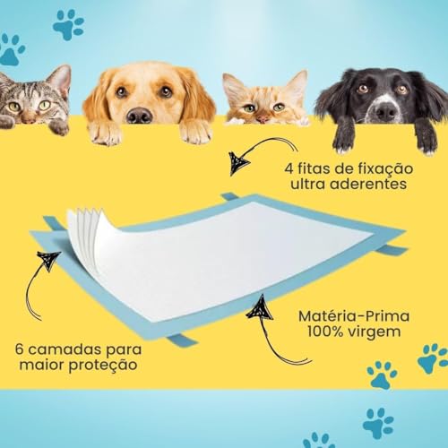 Tapete Absorvente Higiênico para Cachorro Peds 55x60 7 und