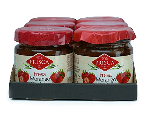Surtido de Mermeladas con 6 Unidades de 90gr Cada - Mermelada de Fresa 90gr 2 Unidades Mermelada de Higo 90gr 2 Unidades Mermelada de Melocotón 90gr 2 Unidades