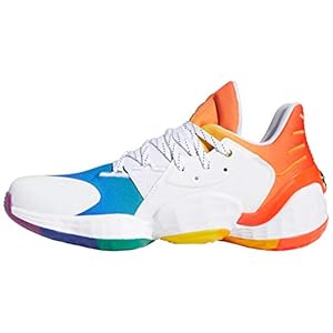 adidas Harden Vol. 4 GCA Pride Basketballschuhe MVP NBA FX4797 Sneaker Weiß