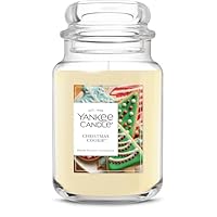 Yankee Candle Christmas Cookie Scented Candle, 22oz Large Jar with up to 150 Hour Burn Time, Giftable, Holidays