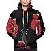 Hangdachang Guantes de Boxeo Sudaderas con Capucha para Hombre Sudaderas activas Moda Novedad Sudadera con Capucha