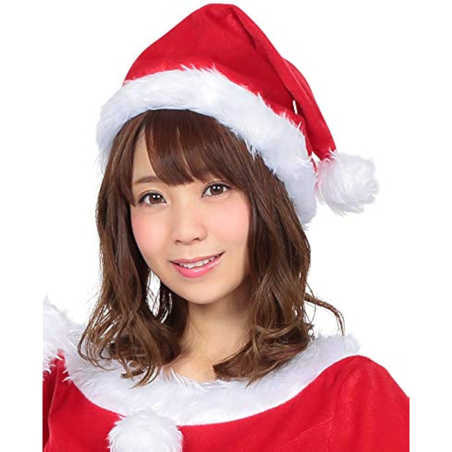 クリアストーン(Clearstone) コスプレ クリスマス サンタ帽子 ユニセックス レッド 詳細画像1