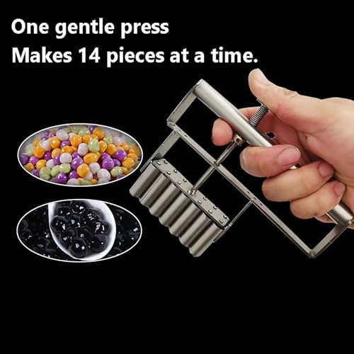 Handheld Tapioca Pearls Dispenser Machine - Mold for Easy Filling of Taro & Glutinous Rice Balls, Perfect for Bubble Tea & Quick Preparation