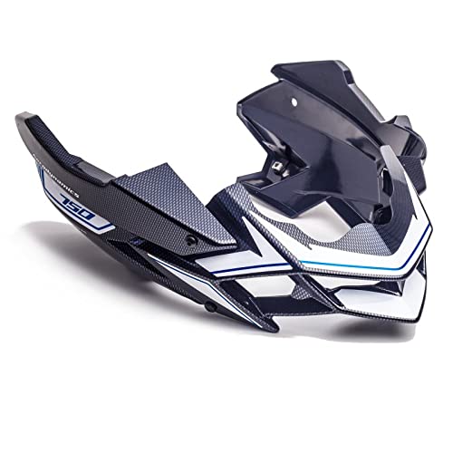 Sabot Moteur Compatible avec Suzuki GSR 750 11-16 Carbon Look Motor Spoiler Puig