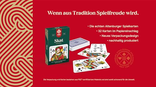 Ass Altenburger FSC Skat, französisches Bild in Faltschachtel – Bild 6