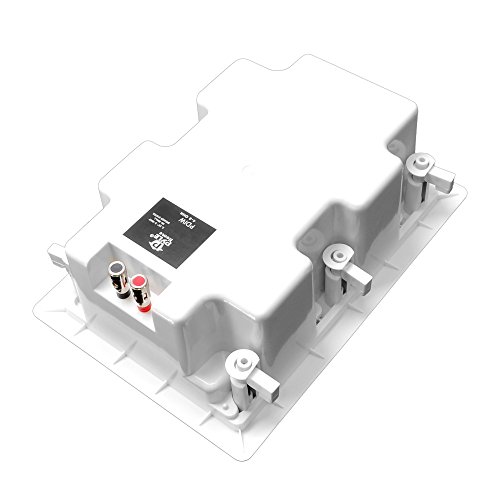 Image of Pyle 10 inch 2-Way Flush Mount in-Wall Speakers and 8 inch Enclosed in-Wall Speakers - 300W and 400W Stereo Sound System