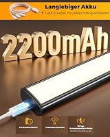 Lichtleiste Küche Unterbau mit Bewegungsmelder Innen 35CM,3 Farben(5er-Set) – Ansicht 2
