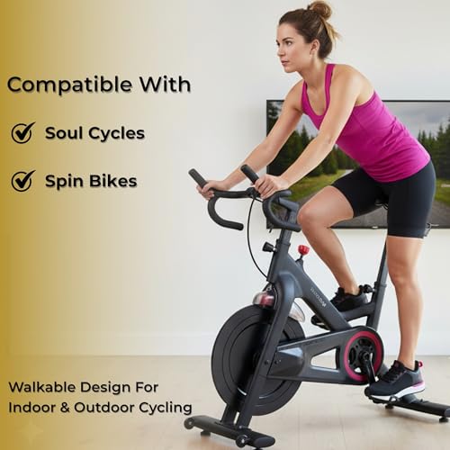 Image of Tommaso Women's Cycling Shoes with Pre-Installed SPD Cleats - Easy to Walk-in Ventilated SPD Cycling Shoes for Women's Spin Classes and Indoor Bikes - Comfortable on Foot and Toebox.
