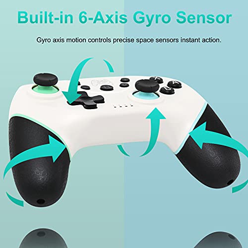 Switch Controller, Switch Pro Controller Wireless For Switch/Switch Oled/Switch Lite, Switch Gamepade With Joystick,Support Wake-Up,Turbo, Motion Control,Double Vibration #TOP4