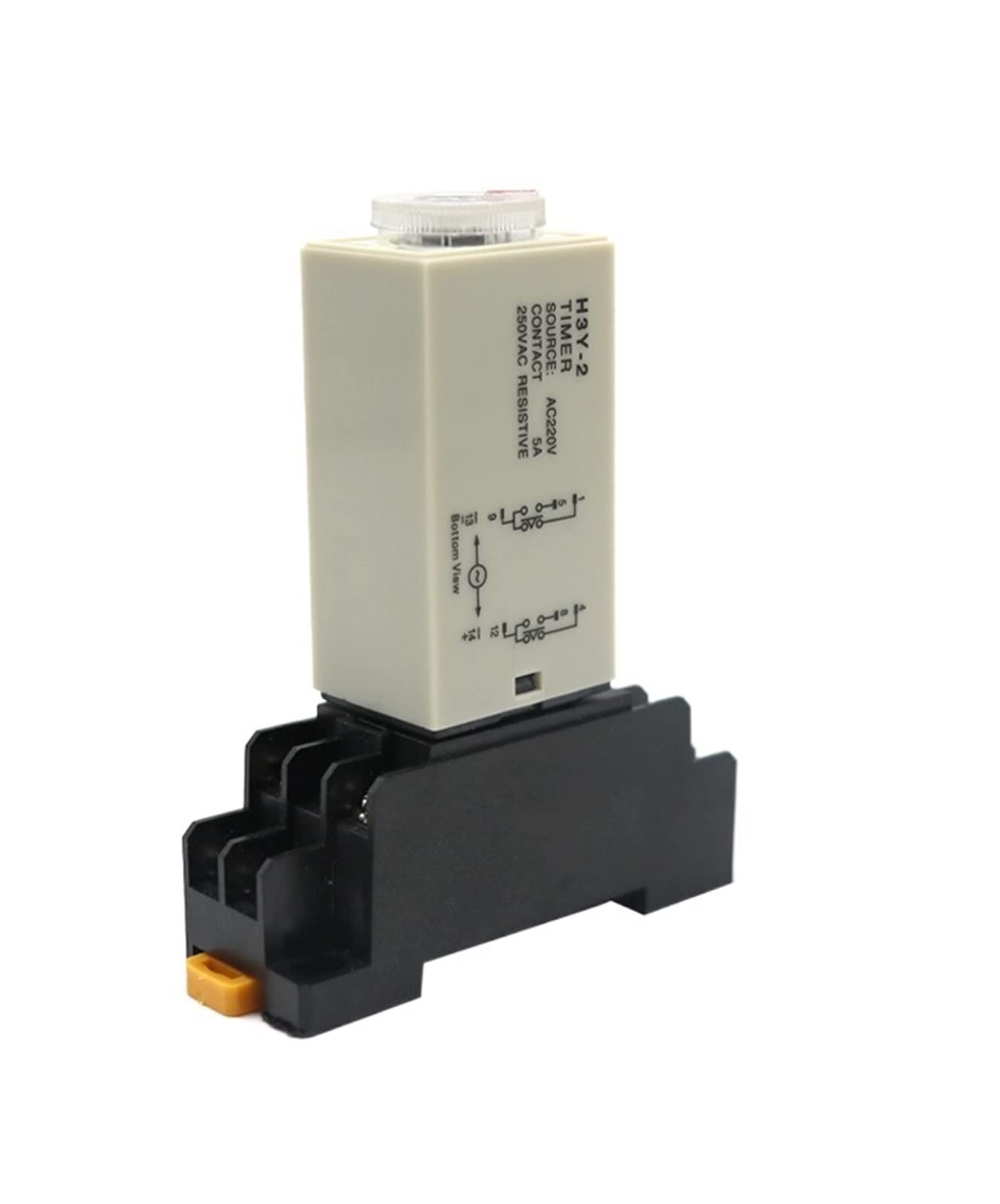 Relais temporisé H3Y-2 AC 220V pour éviter les surcharges électriques de mise sous tension