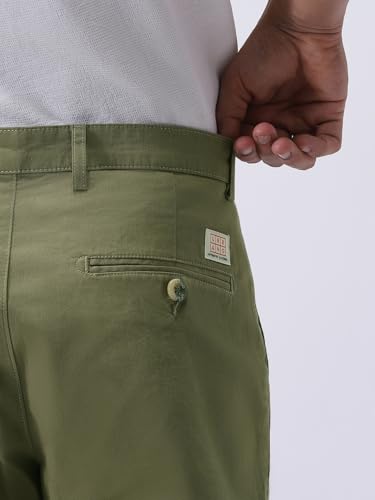Image of Urbano Fashion Men's Regular Fit Mid Rise Cotton Casual Chinos Trousers Stretch