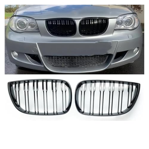 Inlet grille BMW E81 E87 accessoires calandre course pré-lifting paire ABS - 7