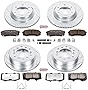 Power Stop K5874-36 Front and Rear Z36 Truck & Tow Brake Kit, Carbon Fiber Ceramic Brake Pads and Drilled/Slotted Brake Rotors