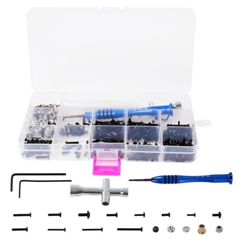 360PCS RC Screw Kit Universal RC Repair Tool Kit Hardware Fastene for 1/12 WPL C14 C24 C34 B1 B14 B24 B16 B36 MN D90 MN99S RC Car