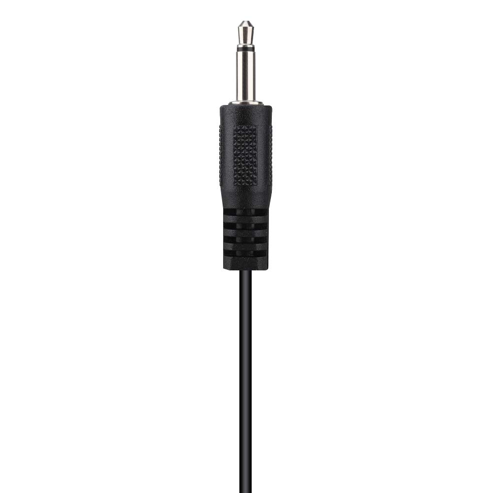 Joyzan Haut Parleur Externe NSP100, Mini Haut Parleur Filaire Portable Universel Hautparleur Radio Universelle Barre de Son avec Câble et Colle Adhésive pour Autoradios Ordinateurs Portables Noir 3W