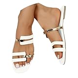 ZSpzx Women Flats Slippers Low Heels Leather Sandals...