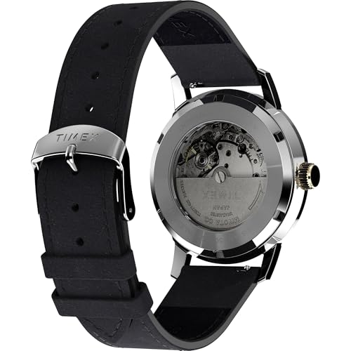 Image of TIMEX Marlin Black Round Dial Mechanical Automatic Men Watch - TWEG26711