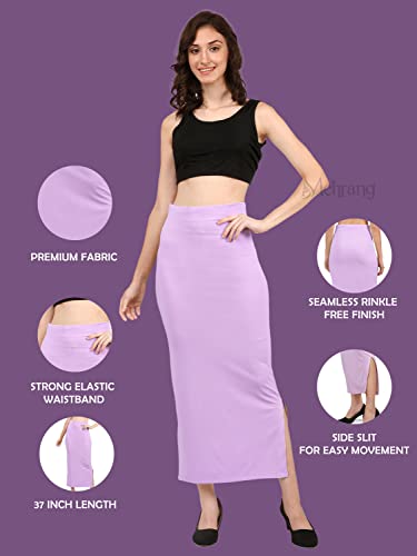 Image of Mehrang Stretchable Saree Shapewear Petticoat for Women, Cotton Blended,Petticoat,Skirts for Women,Shape Wear Dress for Saree