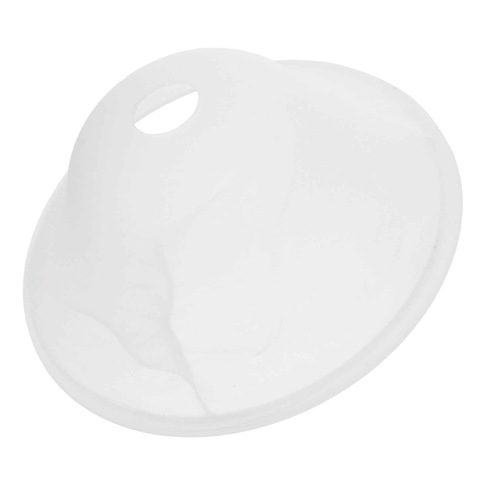 Mikikit Weißer Ersatzglas aus Glas mit Schneeflocken Design Lampenschirm Vielseitig Kompatibel Einfach zu Entfernen Ø 42mm Geeignet für Wohnzimmer und Küche