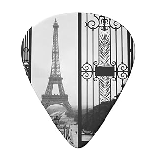 Lot de 6 médiators Tour Eiffel Paris pour guitare acoustique, guitare électrique, basse, ukulélé – fins, moyens et épais - Les Beatles, Paul McCartney, John Lennon, RIngo Starr, George Harrison Lot de 6 médiators Tour Eiffel Paris pour guitare acoustique, guitare électrique, basse, ukulélé - fins, moyens et épais – Image 3